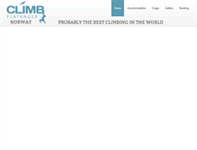 Tablet Screenshot of climbflatanger.com